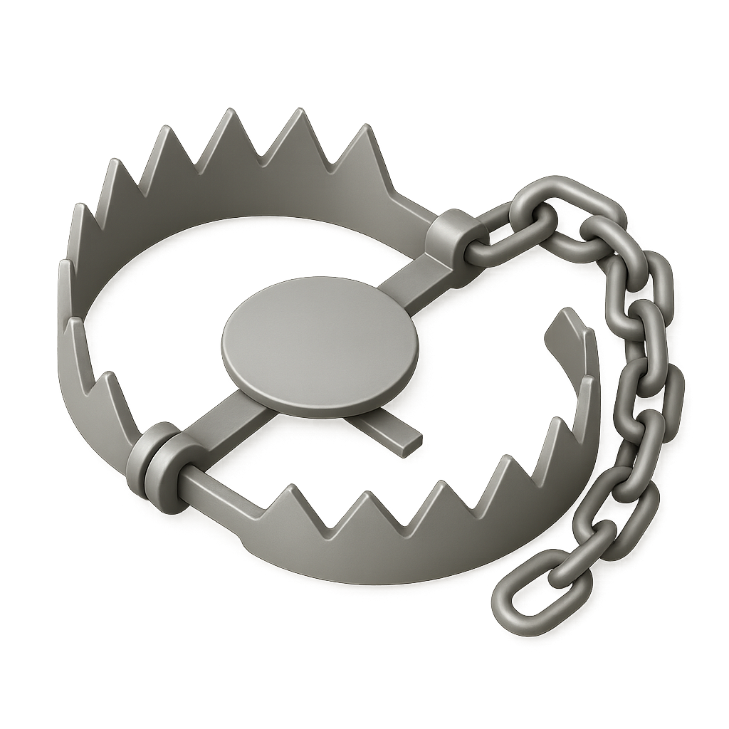 Bear Trap 3D Icon — Free PNG Download | Thiings