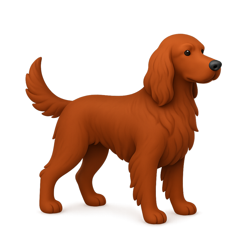 Irish Setter 3D Icon — Free PNG Download | Thiings