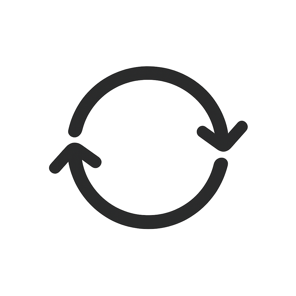 Loop Symbol Icon 3D Icon — Free PNG Download | Thiings