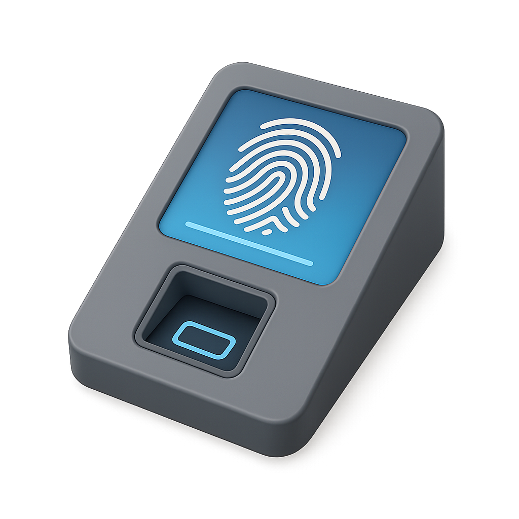 Fingerprint Scanner 3D Icon — Free PNG Download | Thiings