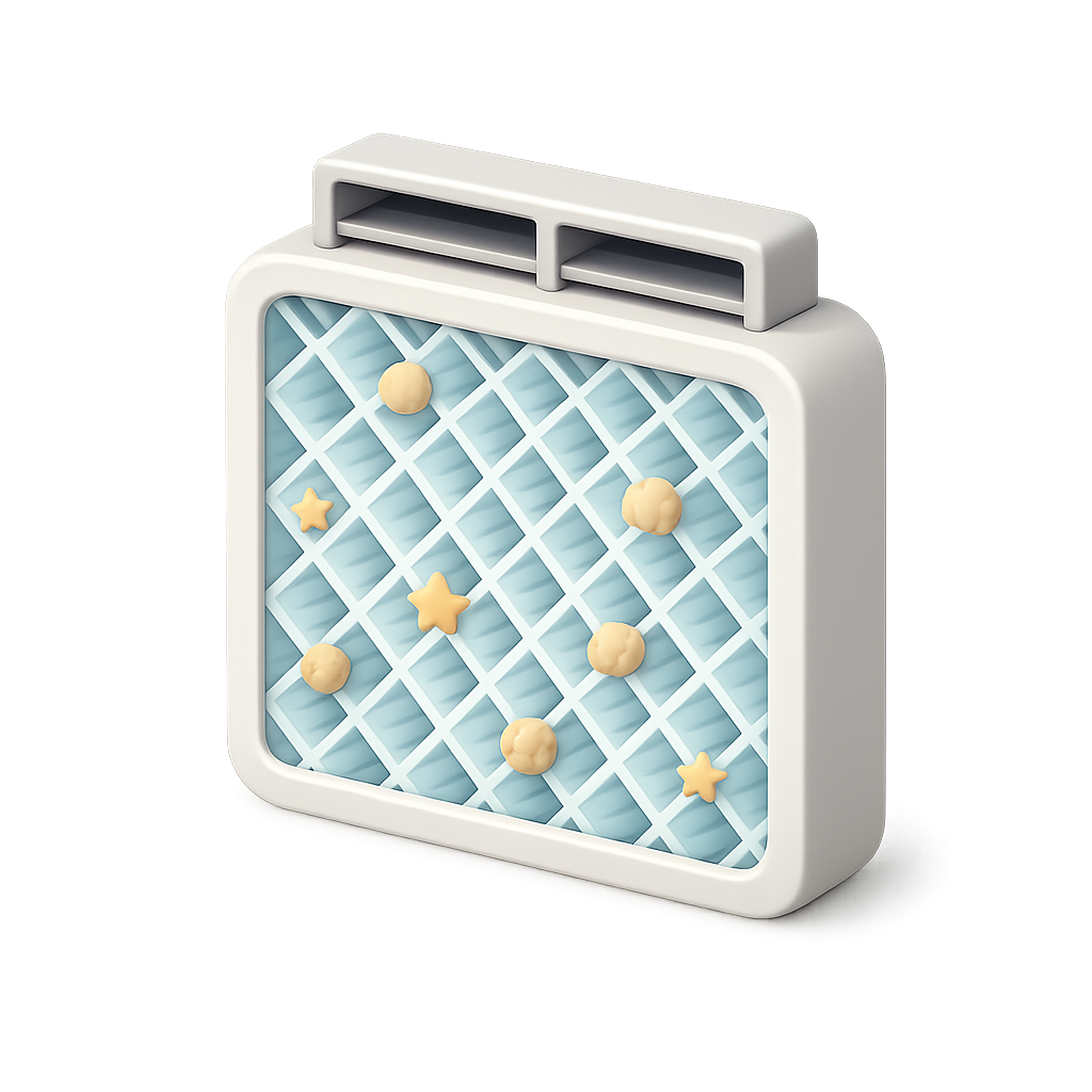 AC Intake Filter 3D Icon — Free PNG Download | Thiings