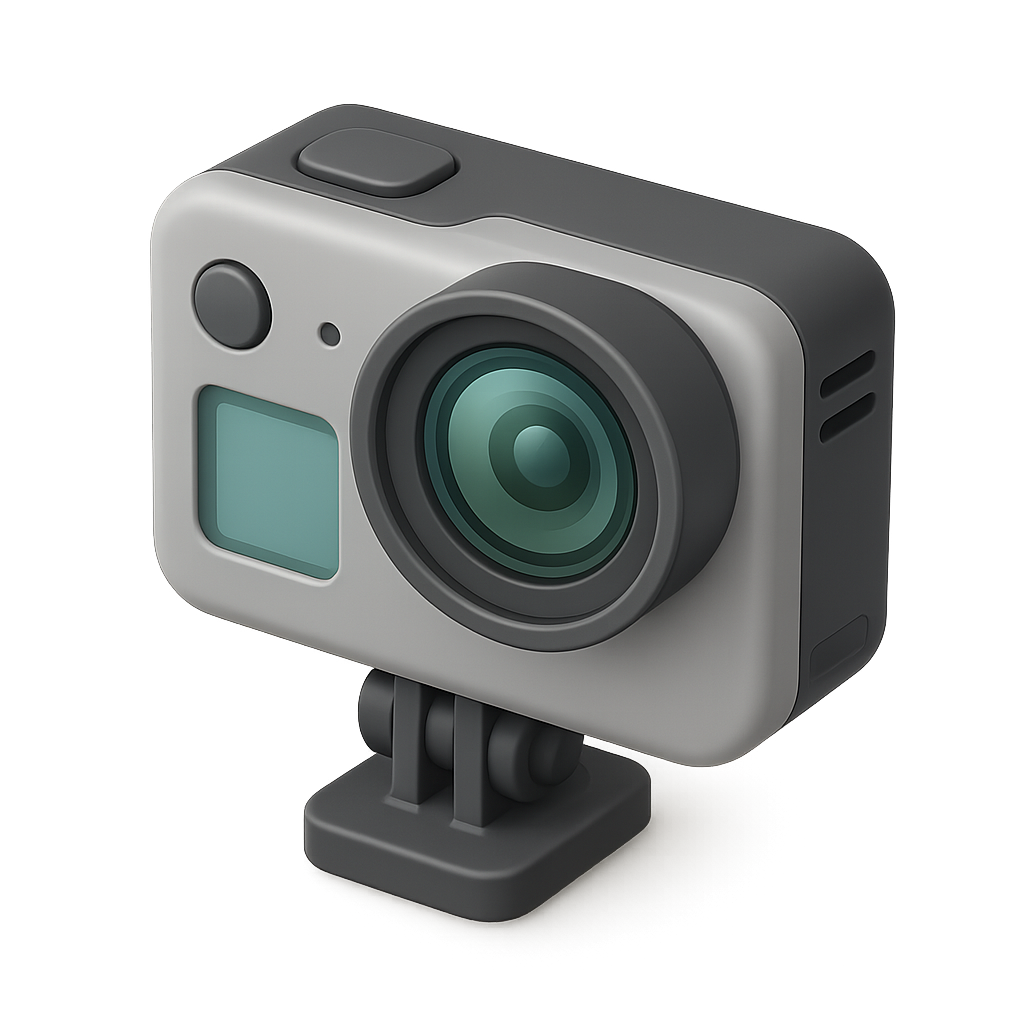 Action Camera 3D Icon — Free PNG Download | Thiings