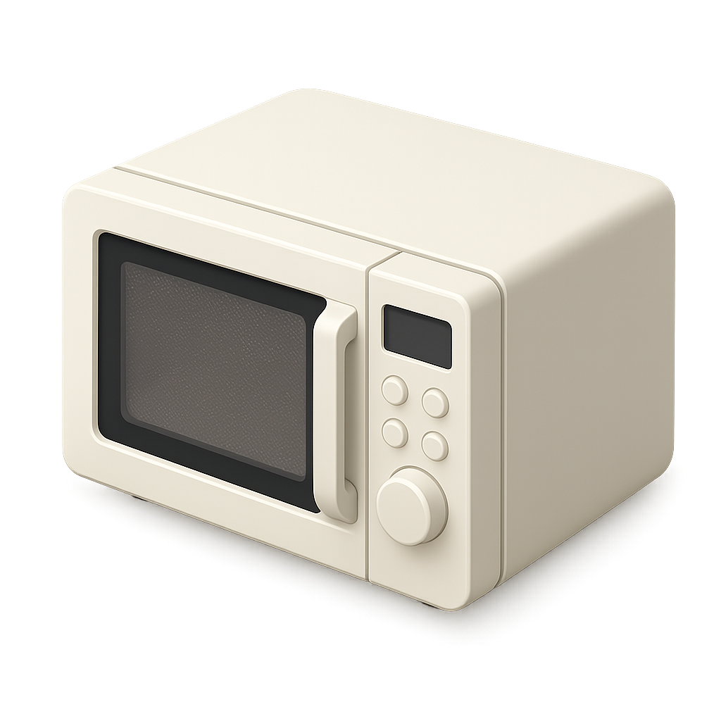 Microwave 3D Icon — Free PNG Download | Thiings