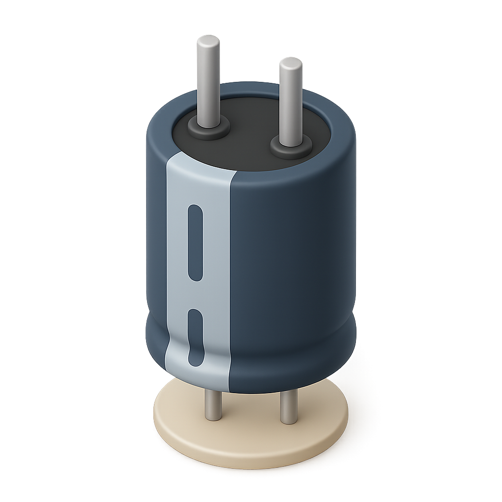 Capacitor 3D Icon — Free PNG Download | Thiings