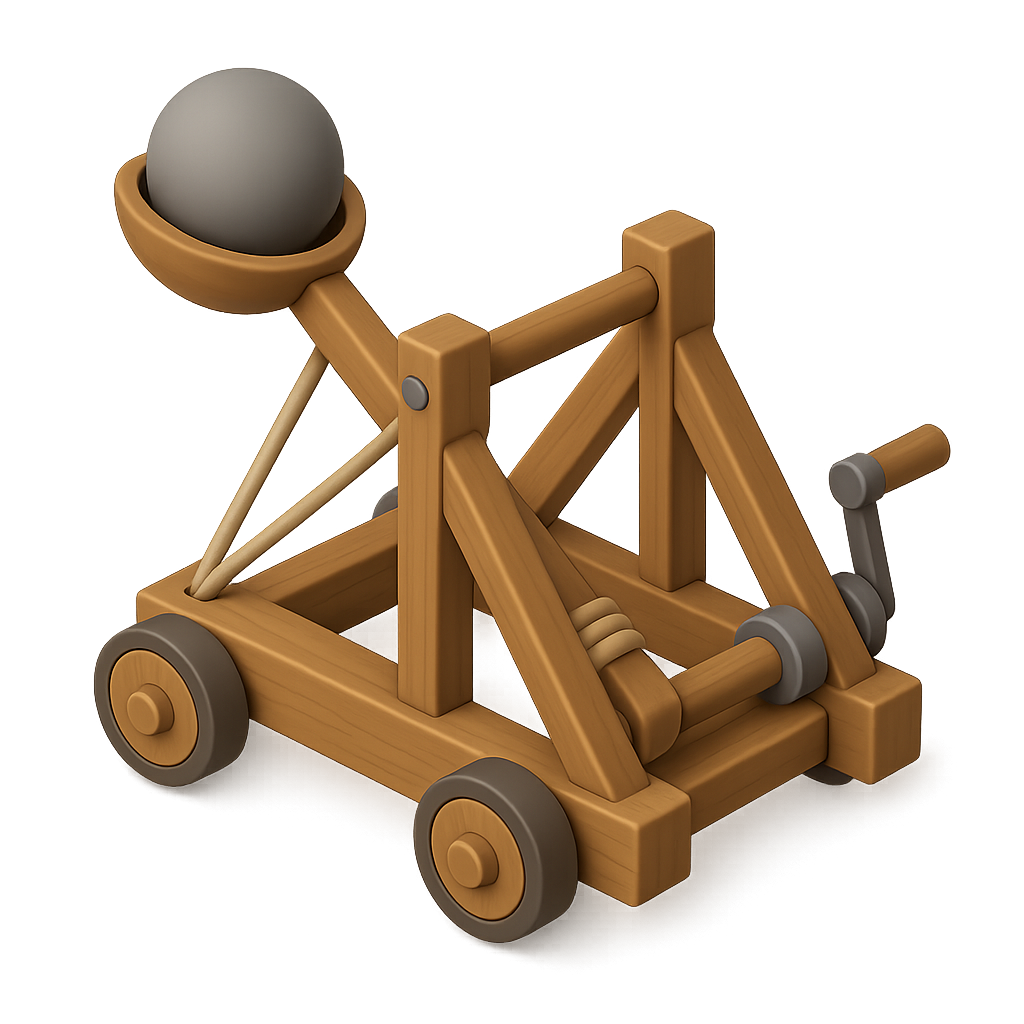 Catapult 3D Icon — Free PNG Download | Thiings