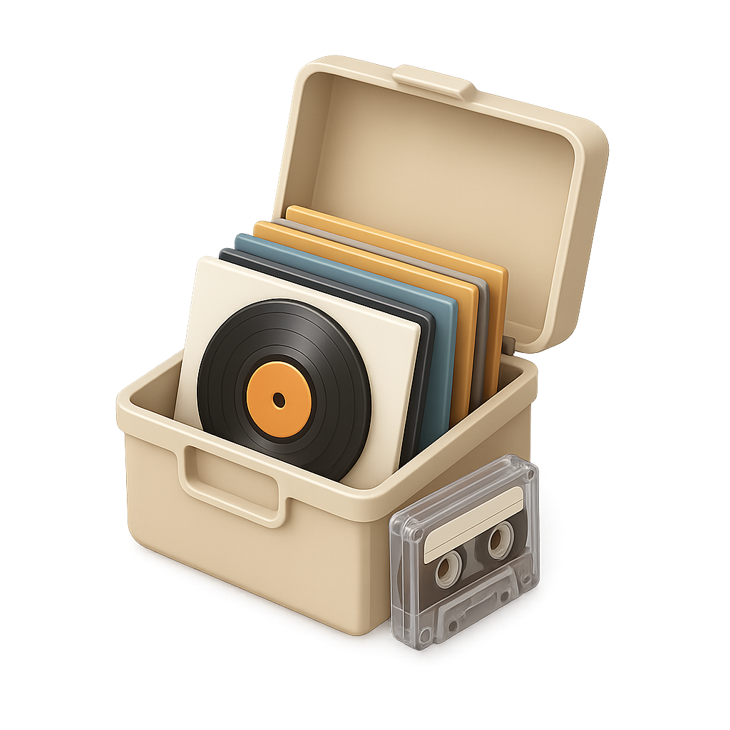 Music Storage Box | Thiings Collection | Thiings