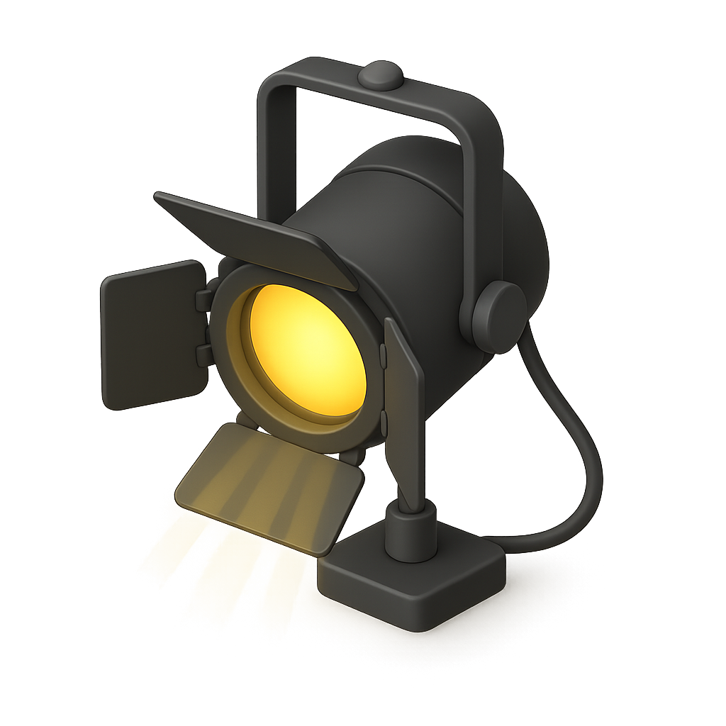 Stage Lighting 3D Icon — Free PNG Download | Thiings