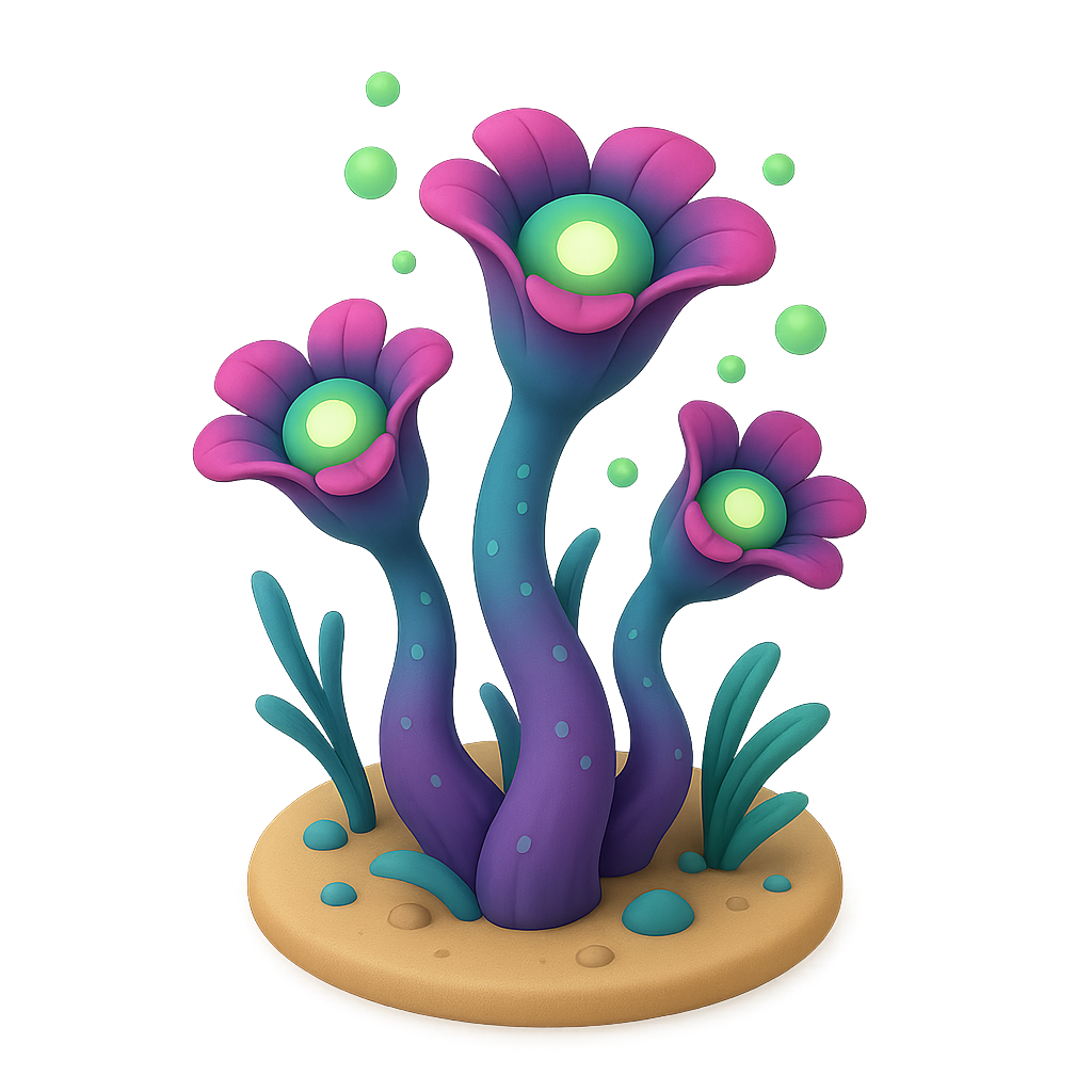 Alien Plant 3D Icon — Free PNG Download | Thiings