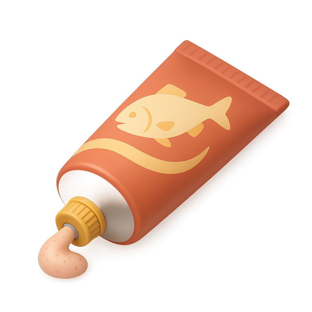 Cod Roe Battered Transparent Cod Roe Tube 3D Icon — Free PNG Download | Thiings