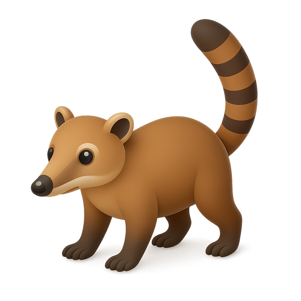 Coati 3D Icon — Free PNG Download | Thiings