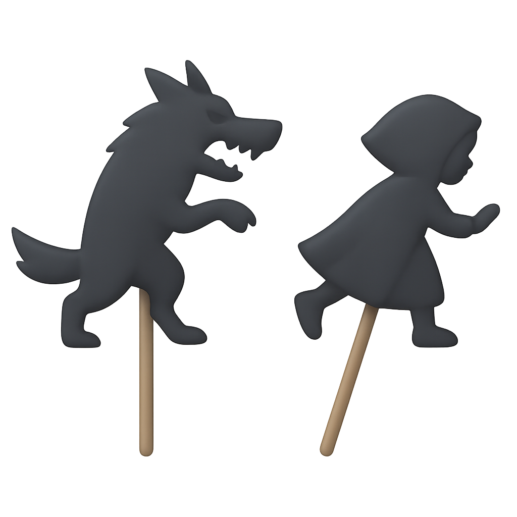 Shadow Puppet Icon Shadow Puppets 3D Icon — Free PNG Download | Thiings