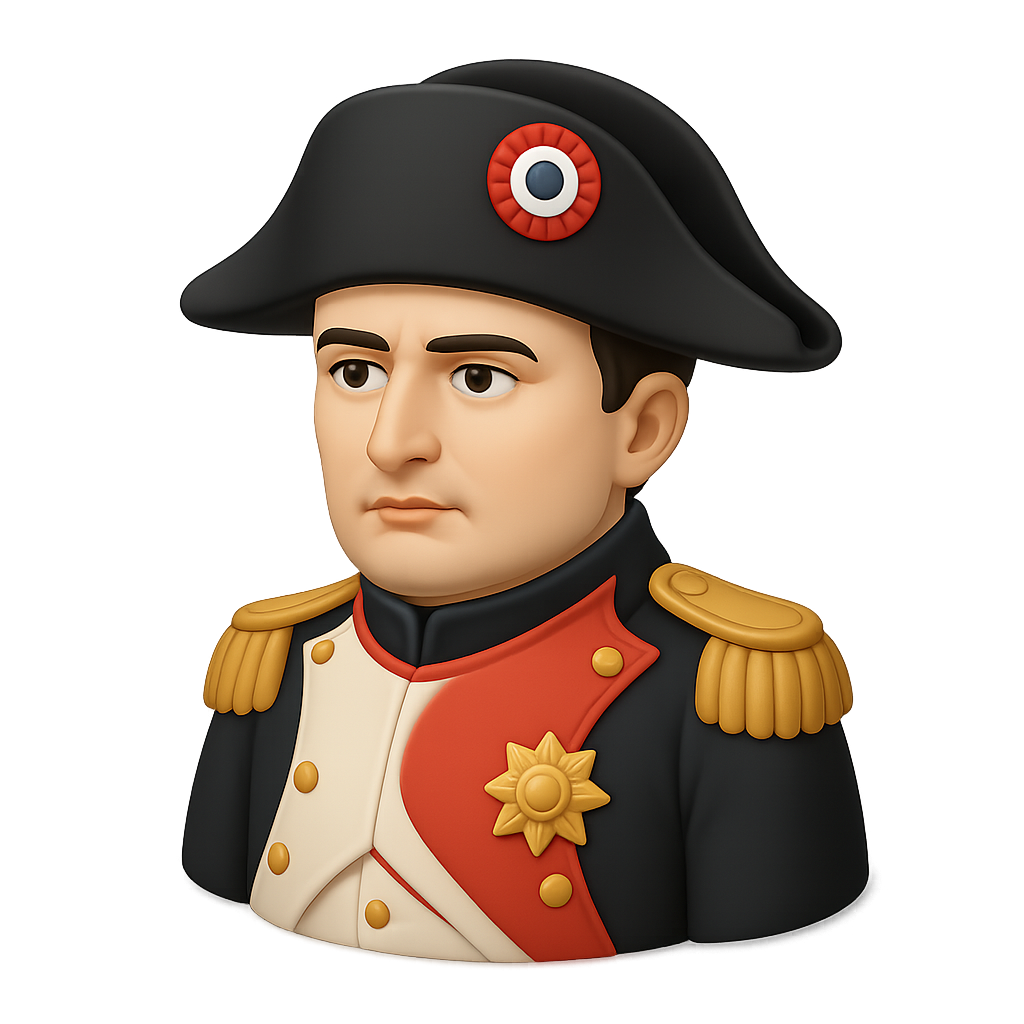 Napolean Icon Napoleon Bonaparte 3D Icon — Free PNG Download | Thiings