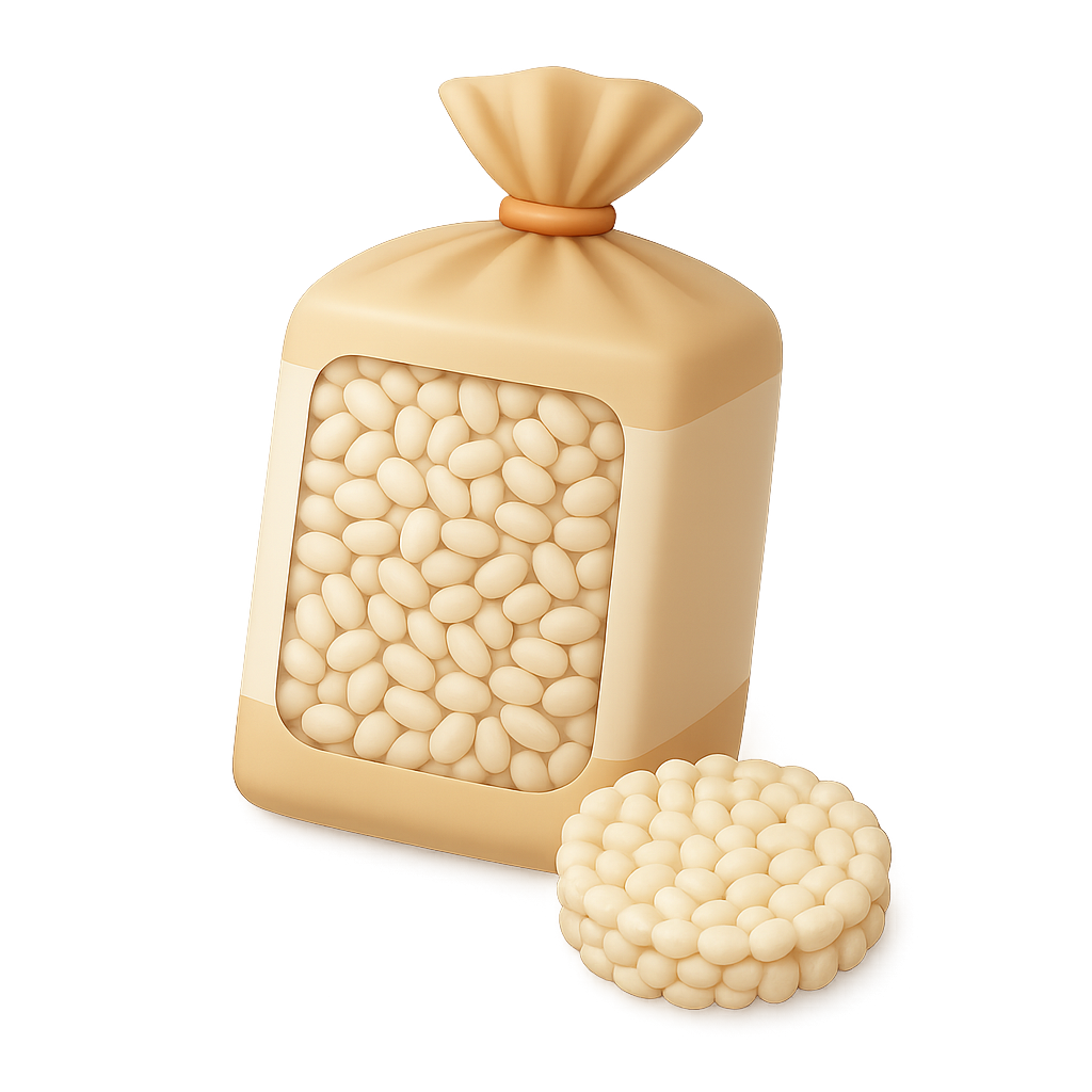Puffed Rice Snack 3D Icon — Free PNG Download | Thiings