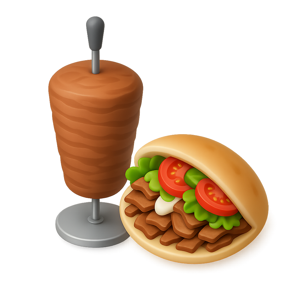 Döner Kebab 3D Icon — Free PNG Download | Thiings