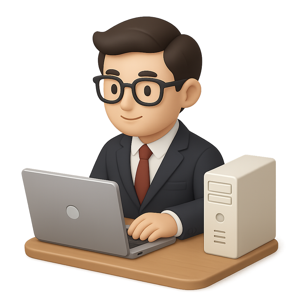 Computer Engineer 3D Icon — Free PNG Download | Thiings