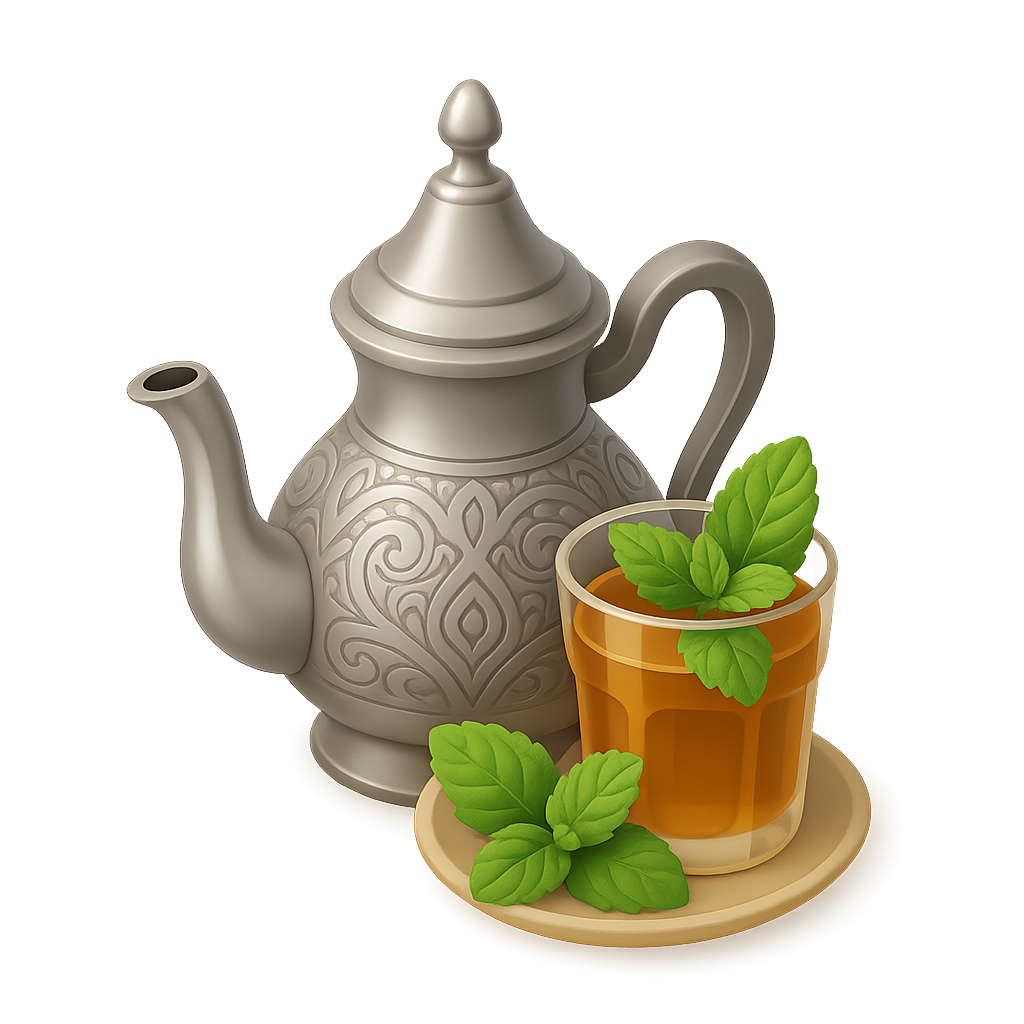 Moroccan Tea Vector Moroccan Tea 3D Icon — Free PNG Download | Thiings