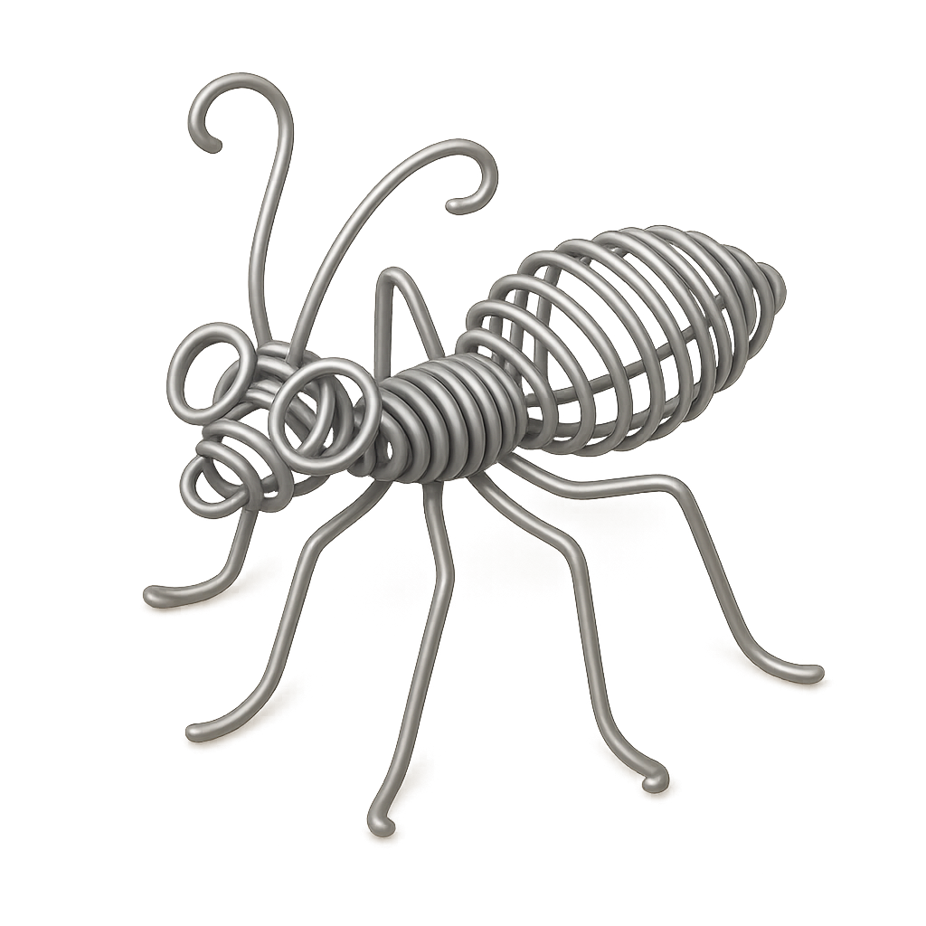 Wire Incect Wire Insect 3D Icon — Free PNG Download | Thiings