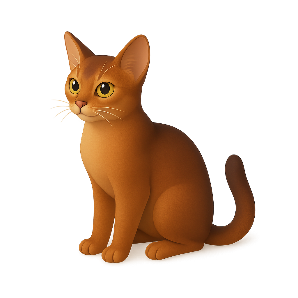 Abyssinian 3D Icon — Free PNG Download | Thiings